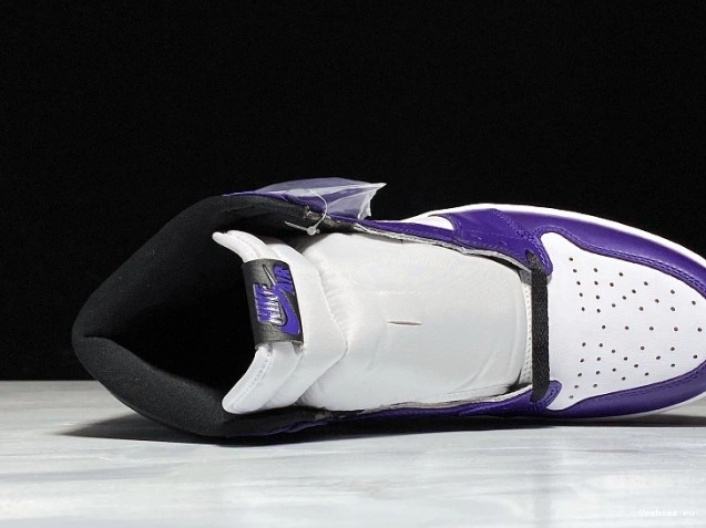 Air 1 Court White High Jordan Purple Retro 555088-500 0201